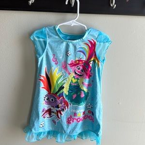 Girls Size 4 Trolls Nightgown